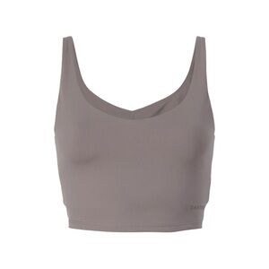 Bandier Iron grey Tempo sports bra tank